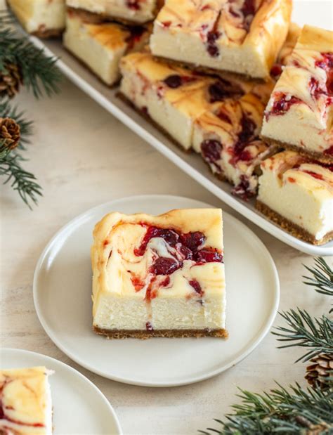 Cranberry Cheesecake Bars Miss Allie S Kitchen