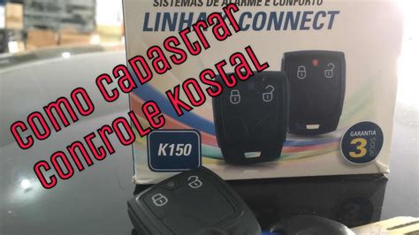 Cadastrar Controle Alarme Kostal Youtube