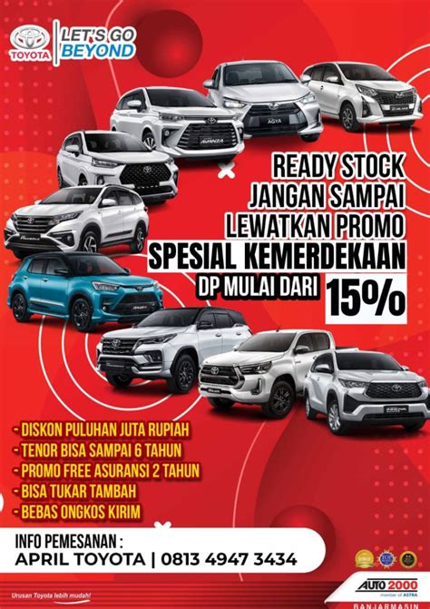 Promo Toyota Tanah Bumbu Dp Mulai Dari Mobil Pedia