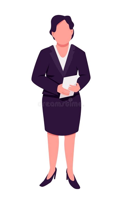 Tv Host Female Stock Illustrations 477 Tv Host Female Stock