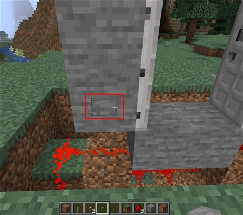 How To Open An Iron Door In Minecraft