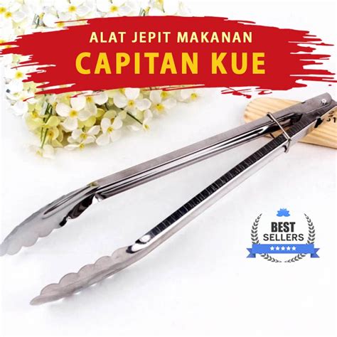 Jual Jepitan Makanan Stainless Penjepit Gorengan Pencapit Makanan