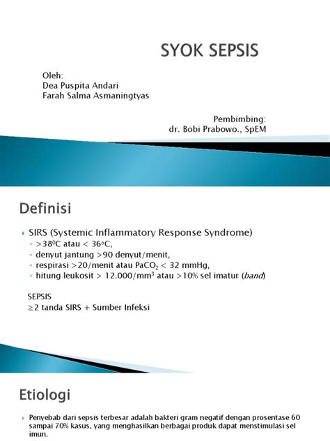 Syok Sepsis Pdf