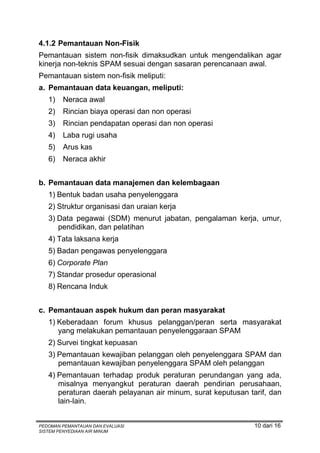 Pedoman Pemantauan Dan Evaluasi Penyelenggaraan Pengembangan Sistem