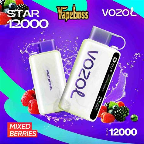 Vozol Star Mixed Berries Puffs Vape Boss Uae