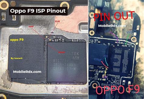 Oppo F9 Isp Pinout For User Lock Remove Emmc Programming