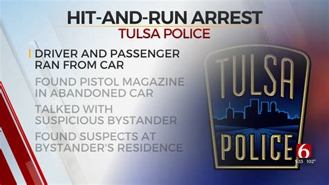 Hit And Run Suspects Arrested By Tulsa Police