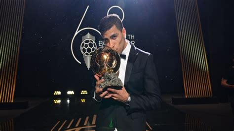 Ballon D Or Man City Midfielder Rodri Wins Men S Player Of The