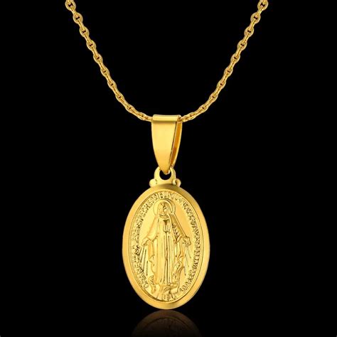 Buy Charm Europe Style Gold Color Virgin Mary Pendant