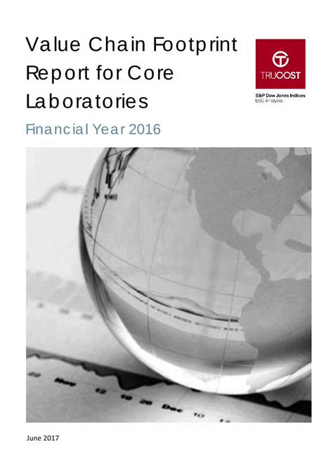 PDF Value Chain Footprint Report For Core Laboratories Core