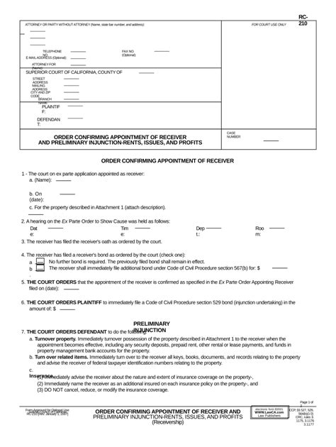 Preliminary Injunction Doc Template Pdffiller