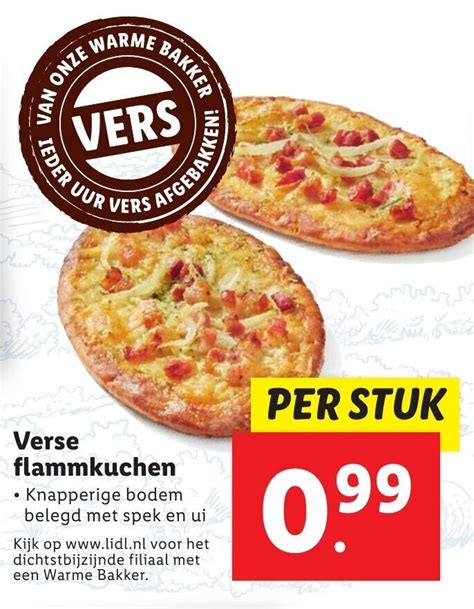 Verse Flammkuchen Aanbieding Bij Lidl