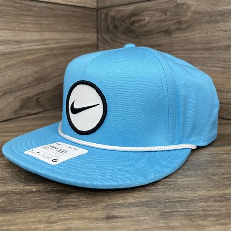 Nike True Retro72 Snapback Rope Golf Hat Unisex One Size Blue Dh1343