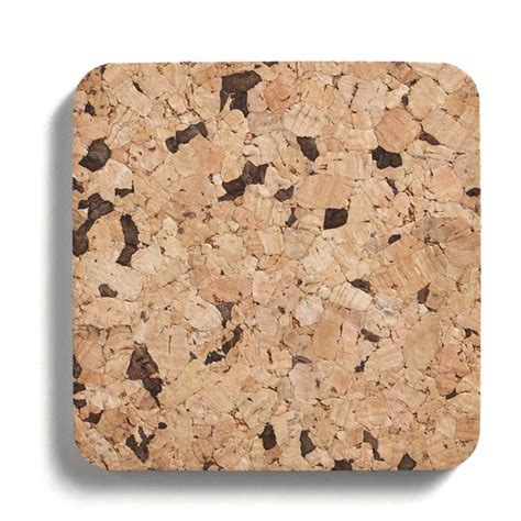 Set Of 4 Square Cork Placemats Dunelm