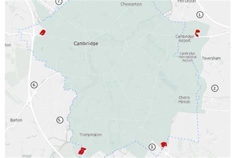 Mapped The Cambridge Congestion Charge Zone Drivers Face Daily £5 Fee