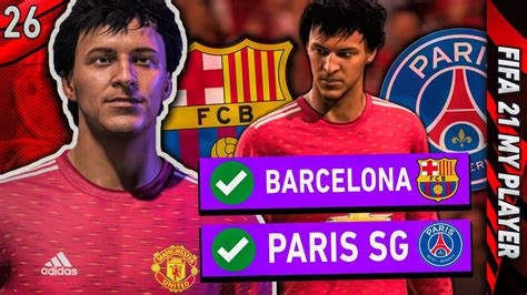 The Barcelona And PSG Offers FIFA 21 My Player Career Mode W