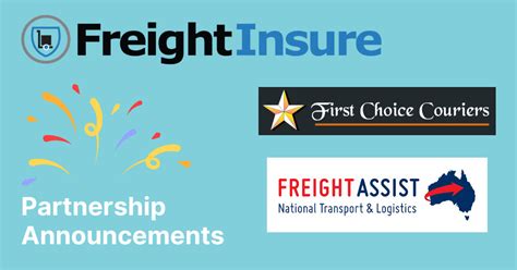 Freightinsure Partners With First Choice Couriers And Freight Assist