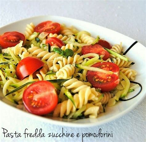 Pasta Fredda Con Zucchine E Pomodorini I Sapori Di Casa