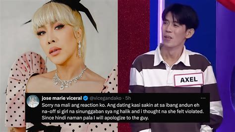 Vice Ganda Expresses Intention To Apologize To Axel Cruz PEP Ph