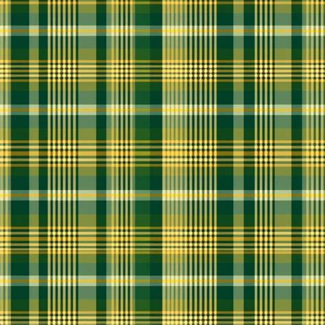 Premium Ai Image A Green And Yellow Plaid Fabric With A White And