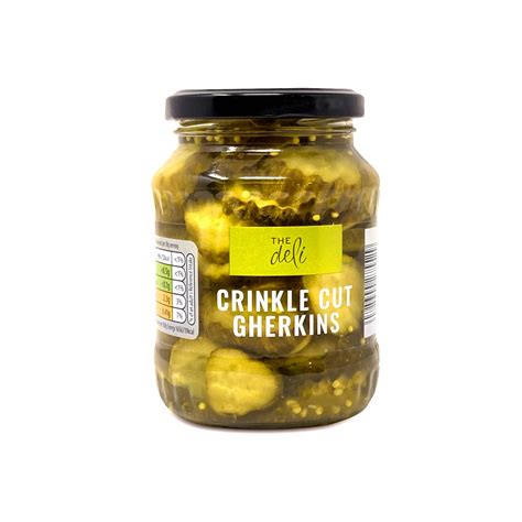 Crinkle Cut Gherkins 350g 190g Drained The Deli Aldiie