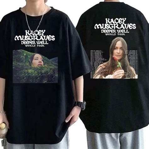 CIEN LUXURY Kacey Musgraves Deeper Well World 2024 Tour Shirt Kacey