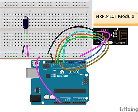 Nrf L Rf Transceiver With Arduino Code And Schematics Off