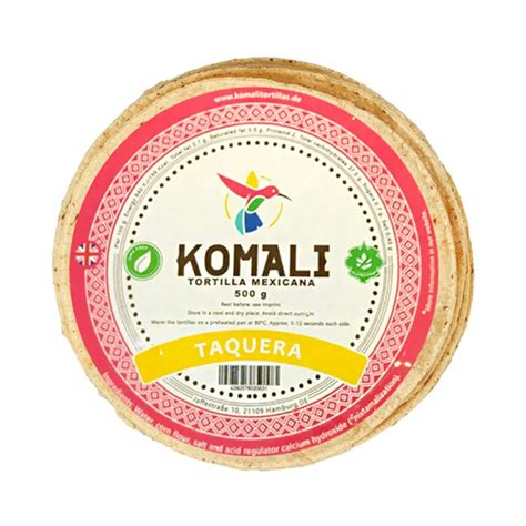 Tortillas de Maíz Komali 500g Bodega Latina