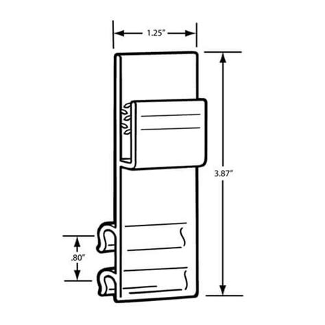 Wire Sign Holder Clear Gridwall Clips Signage Display