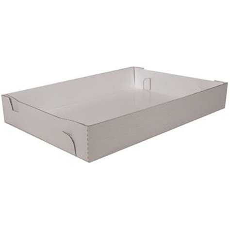 Sch Full Sheet Cake Box Bottom White