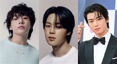 Btss Jungkook Jimin And Cha Eun Woo Top Individual Male K Pop Idol