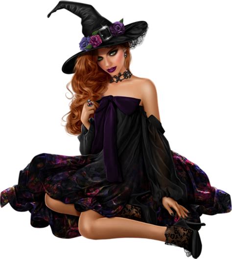 Halloween Jolie Sorcière Png Pretty Witch Hexe Png