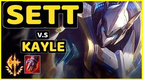 SCARFACE SETT Vs KAYLE TOP CHALLENGER GAMEPLAY EUW YouTube