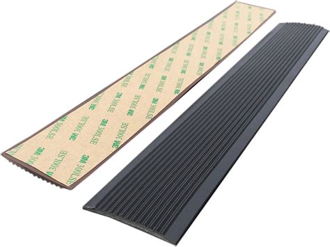 2 Inch Wide Stair Nosing Rubber Strips Self Adhesive Flexible Vinyl Stair Edging Trim Heavy