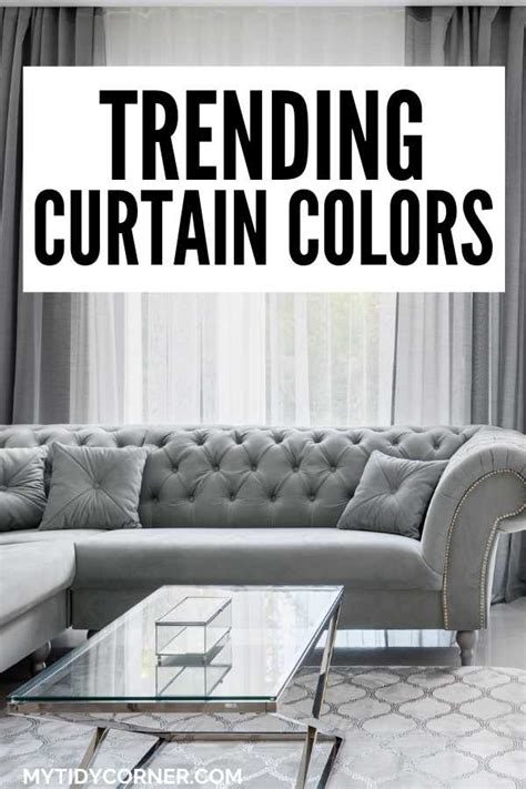 6 Most Popular Curtain Colors That Dominate Home Decor Trends