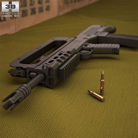 HS VHS assault rifle 3D model - Weapon on Hum3D