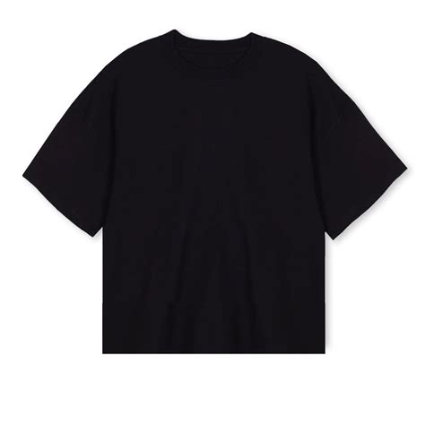 Black Oversized Boxy Tee Watc Studio