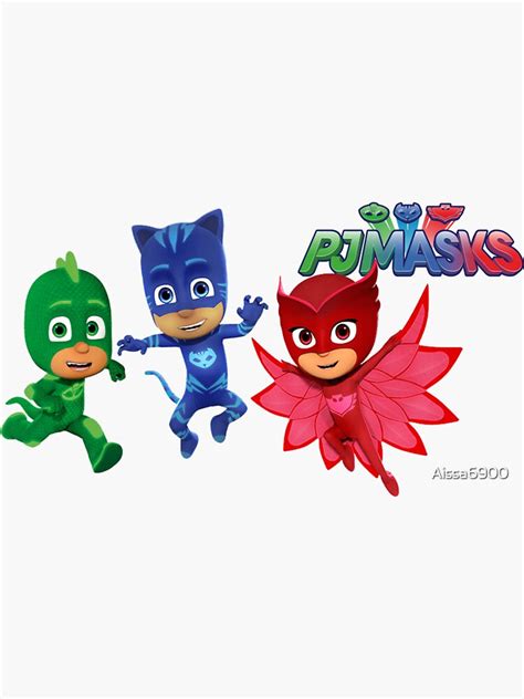 Pj Mask Sticker By Aissa6900 Redbubble