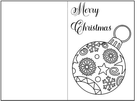 Coloriage Cartes De Noël à Imprimer