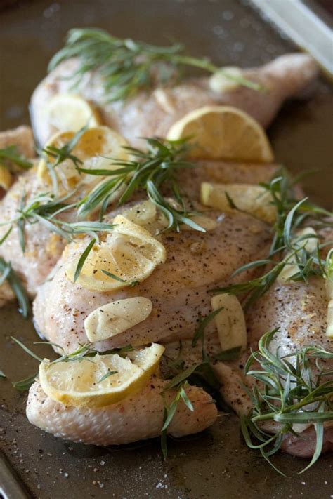 Lemon Roasted Spatchcock Chicken