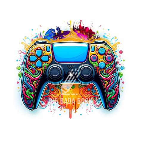 Game Controller Ps5 Clipart High Quality Png Etsy