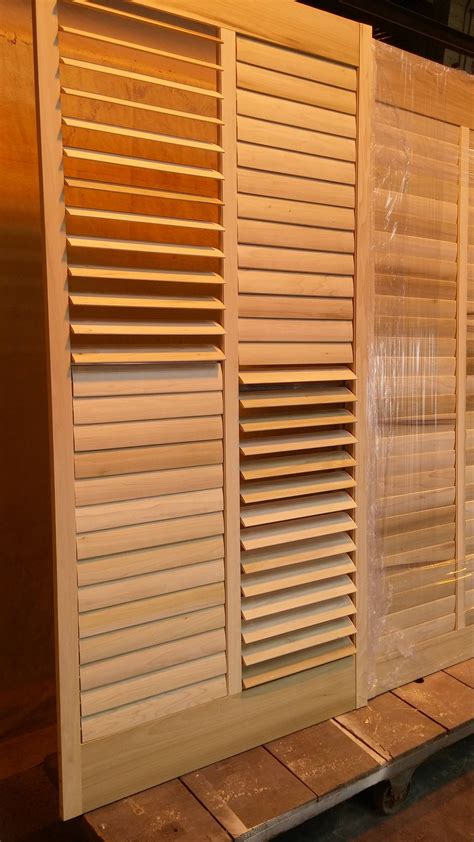 Plantation Shutters Solid Wood Unfinished Poplar Our - Etsy