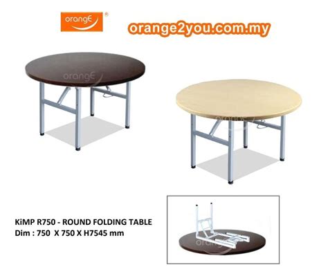 Meja Lipat Bulat Serbaguna Multipurpose Table Furniture Home Living