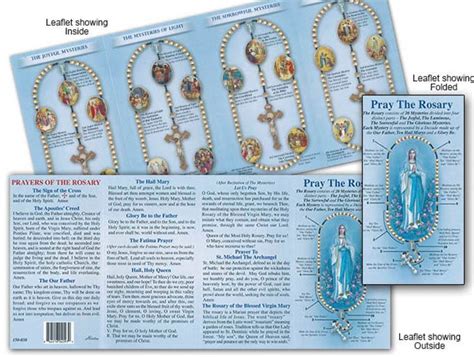 Pink Porcelain Rosary Beads With Mysteries Centrepiece