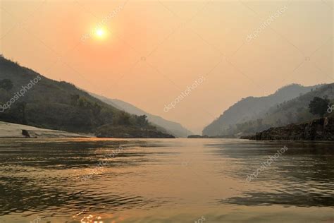 Beautiful nature of Mekong river in Laos Stock Photo by ©flocutus 66926555