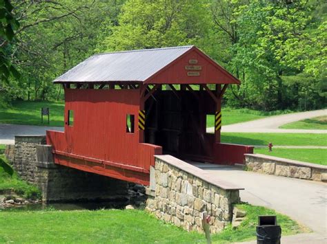 The Ebenezer Covered Bridge In Washington County Pa