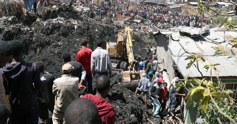 Ethiopia Landslide In Garbage Dump Kills 35 Dozens Missing