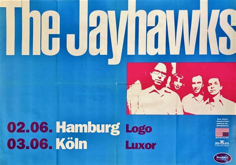 Jayhawks Konzertplakat Concert Poster 2 6 1977 Logo Hamburg Popdom