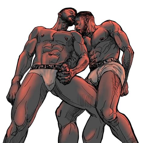 Line Men Nude Art Gay Art Square Wall Poster Erotic Men Etsy