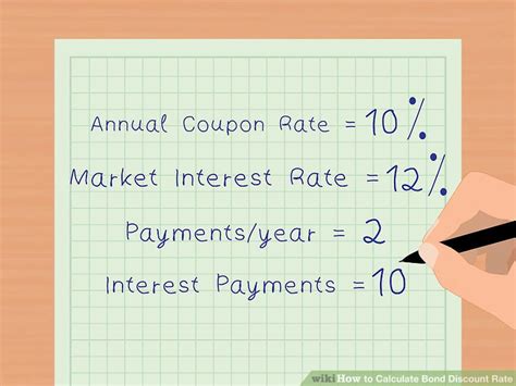 How To Calculate Bond Discount Rate 14 Steps With Pictures